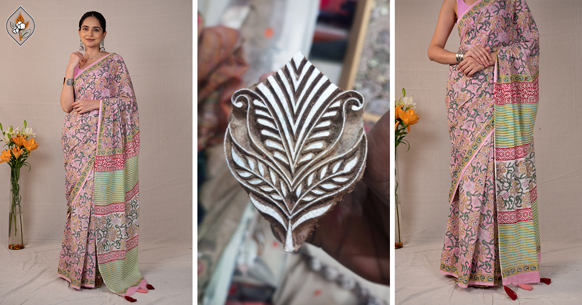 Hand Block Printing Process