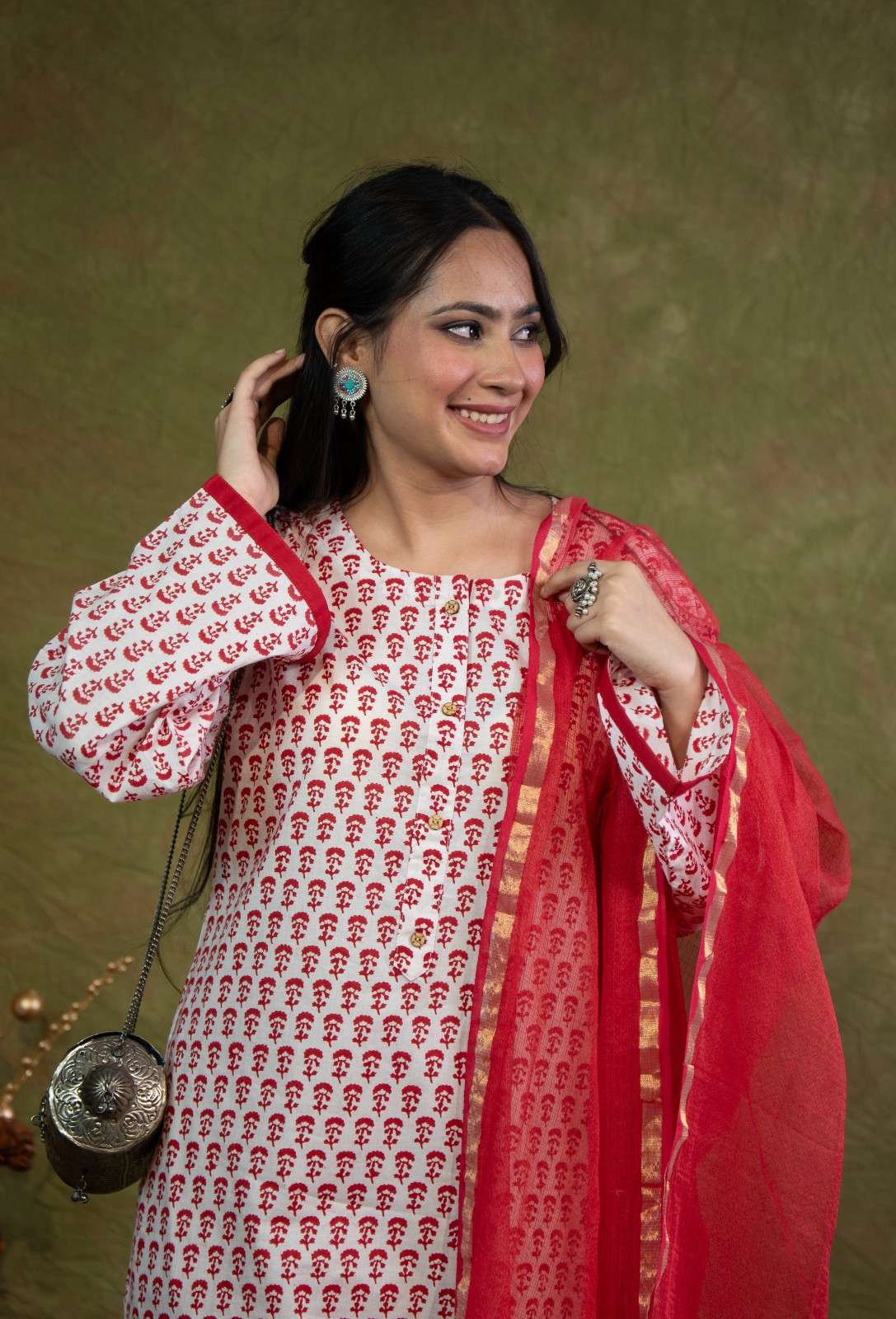 Laalima Polka Kurta Set