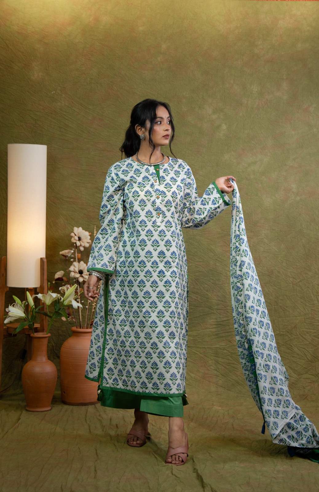 Hariyali kurta Set