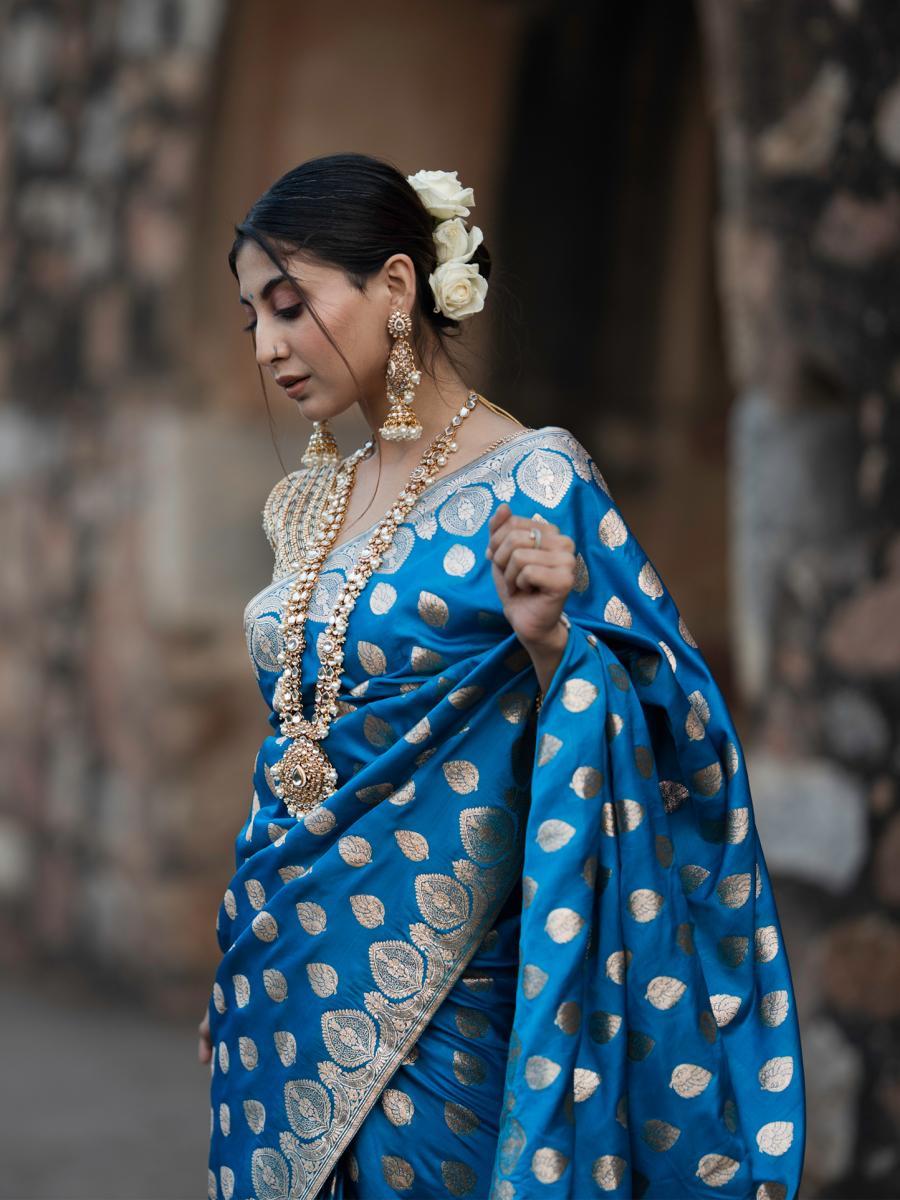 Neelam Handloom Banarasi Katan Silk Saree