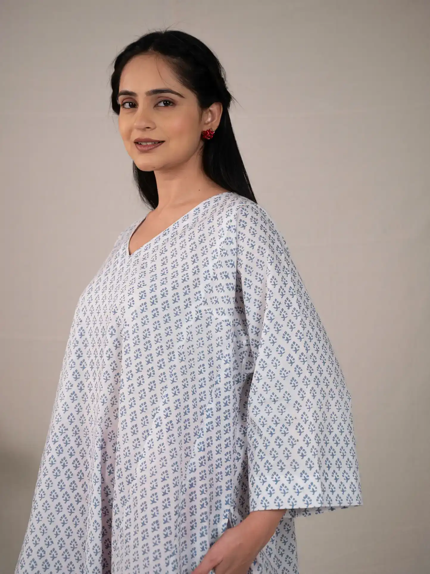 Roohaniyat Cotton Hand Block Co-ord set