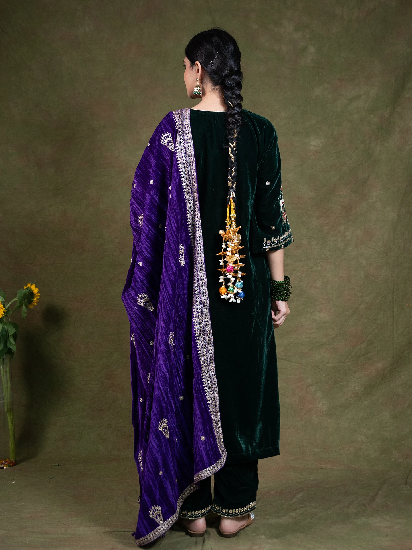Mehrunissa Velvet Kurta Set