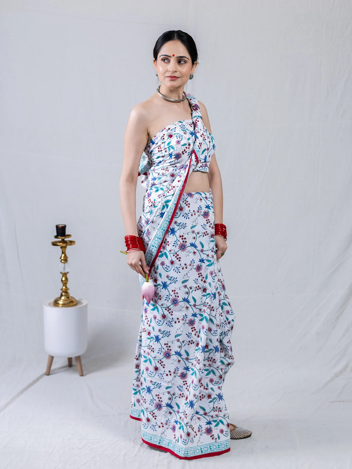 Bageecha Mul Cotton Saree